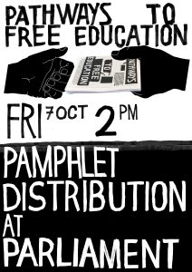 Flyer for pamphlet distribution